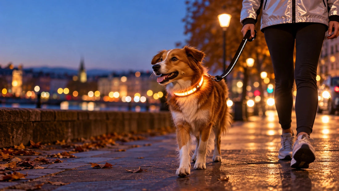 Promener son chien quand il fait nuit : être vu et rester serein