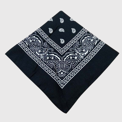 Bandana chien personnalise noir