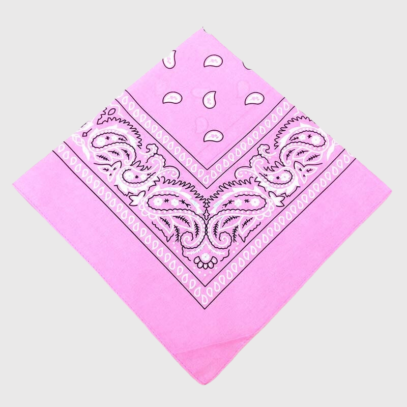 Bandana chien personnalise rose