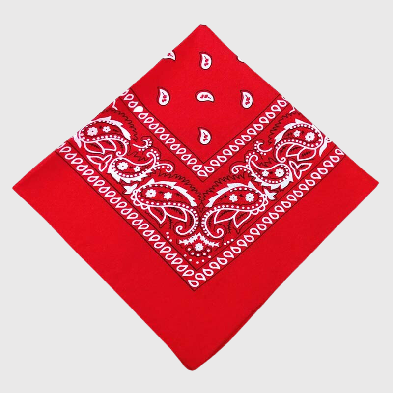 Bandana chien personnalise rouge