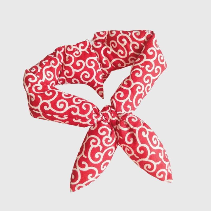 Bandana pour chien Noeud rouge