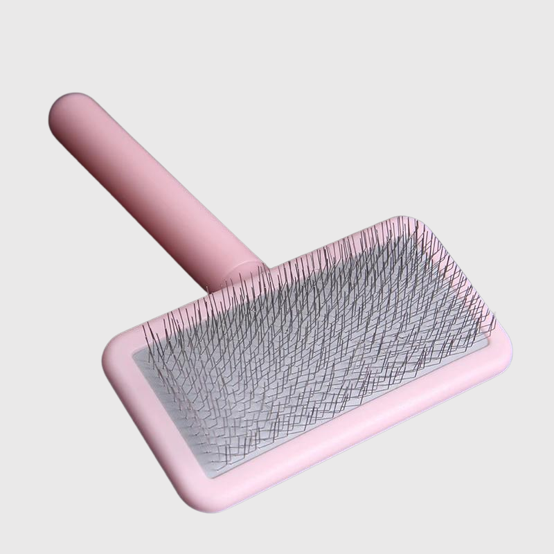 Brosse pour chien à poil court Rose