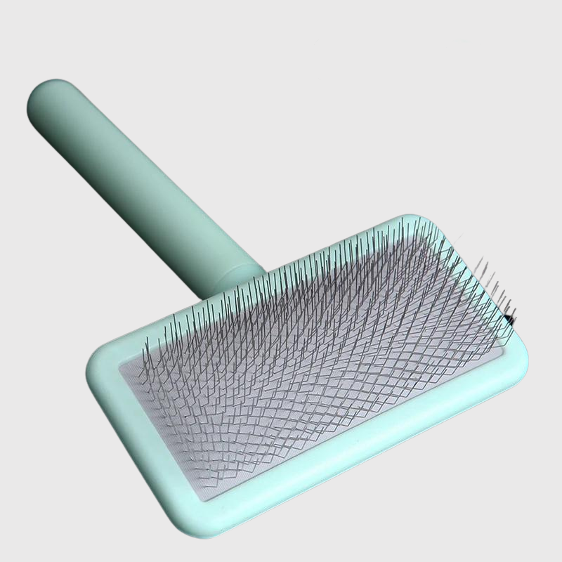 Brosse pour chien à poil court vert