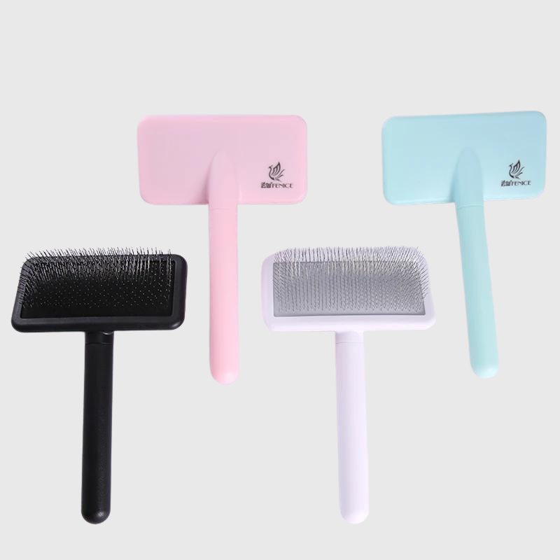 Brosse pour chien à poil court vert chiots