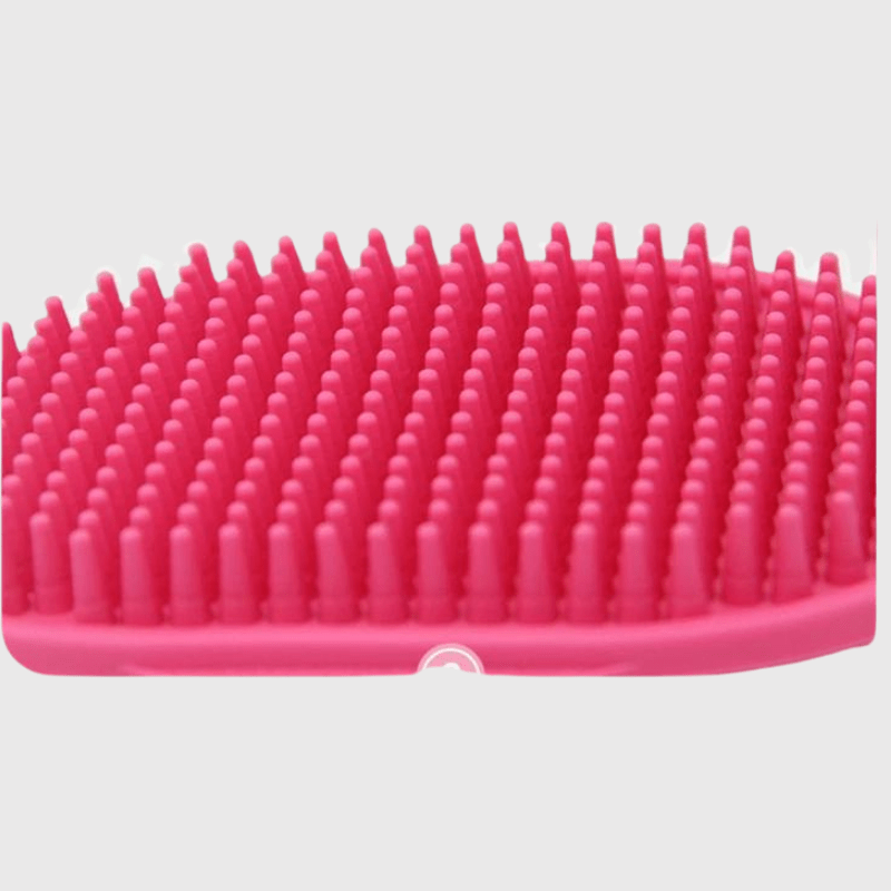 Brosse pour chien ronde rose labrador