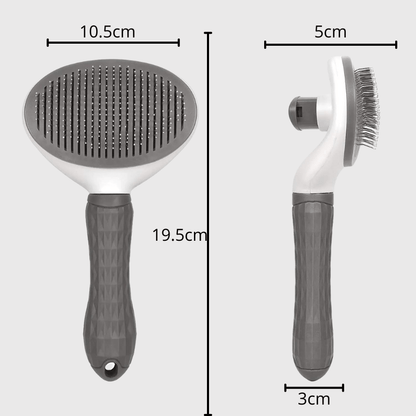 Brosse push ronde pour chien taille