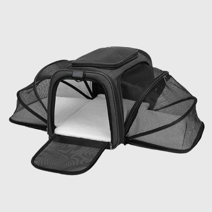 Caisse de transport chien pliable noir