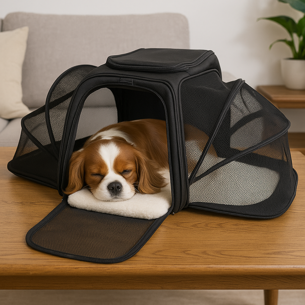 Caisse de transport chien pliable petit chien