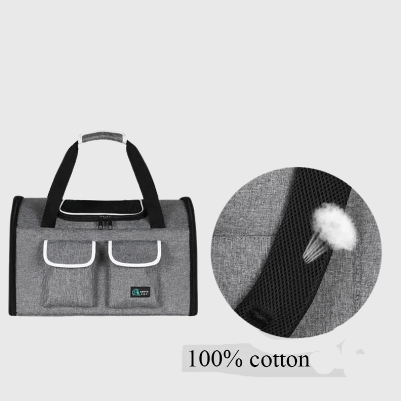 Caisse de transport chien pour voiture cotton