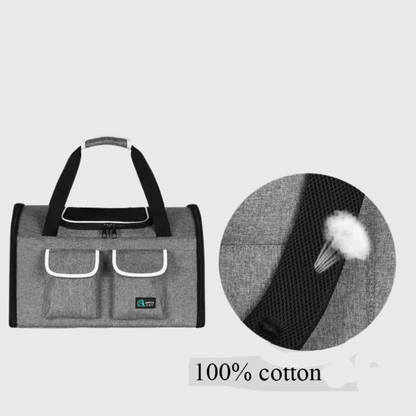 Caisse de transport chien pour voiture cotton