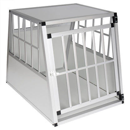Caisse de transport pour chien XXL gris