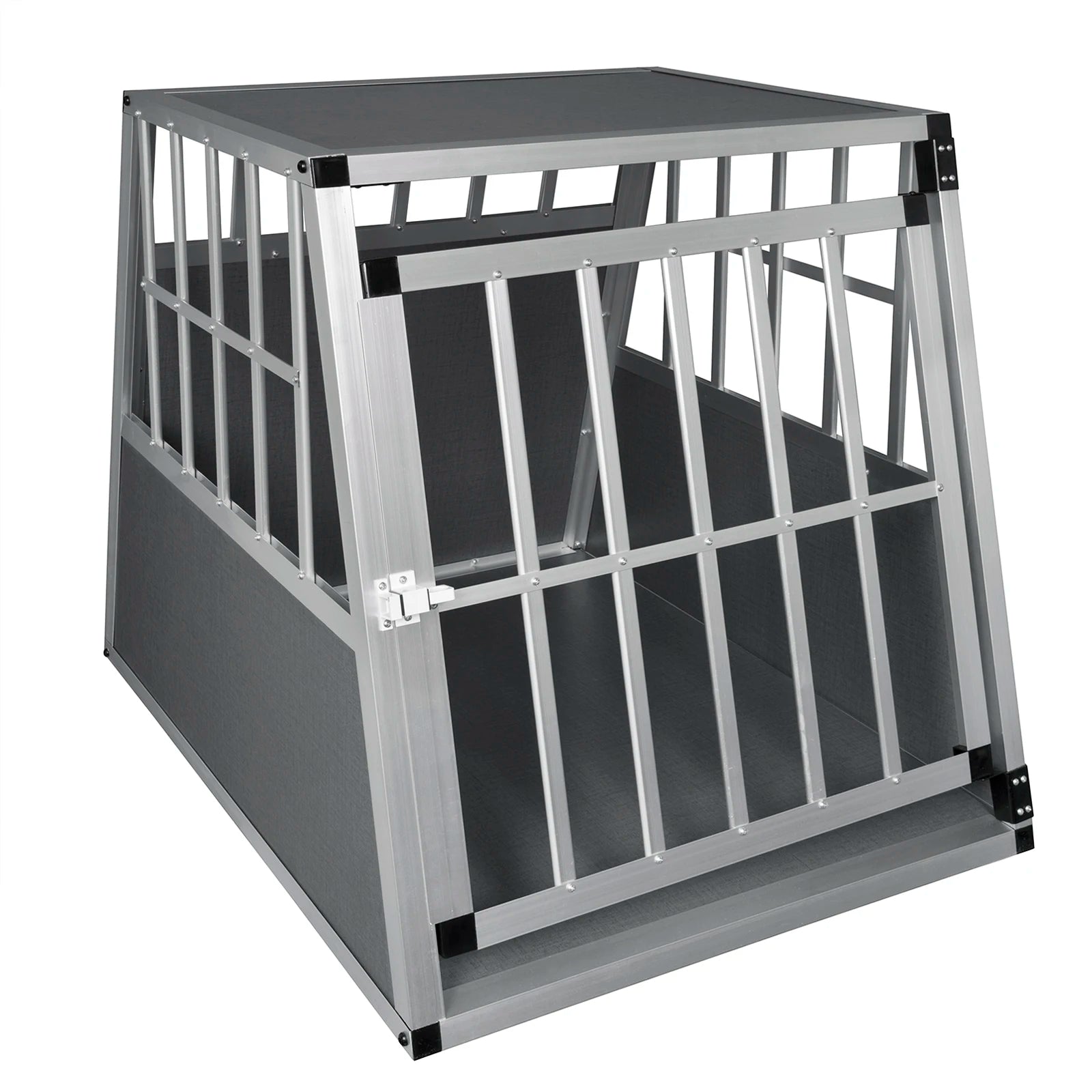 Caisse de transport pour chien XXL gris foncee