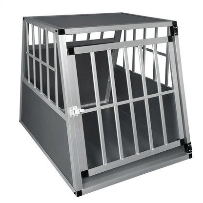 Caisse de transport pour chien XXL gris foncee