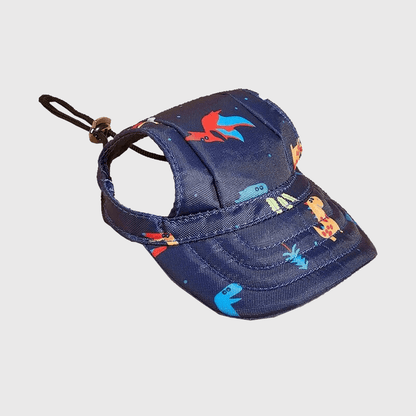 Casquette pour chien anti-soleil bleu