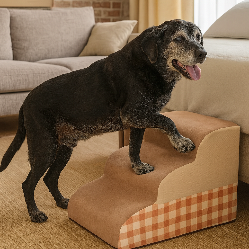 Escalier pour chien âgé
