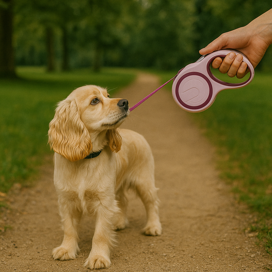 Laisse enrouleur pour chien