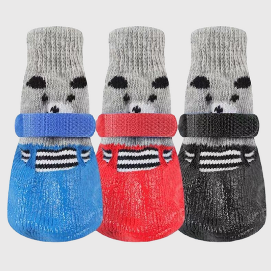 Chaussette impermeable pour chien ours tricolor