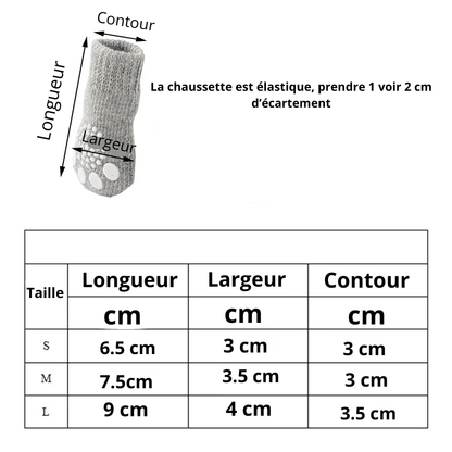 Chaussette tête de grenouille pour chien taille