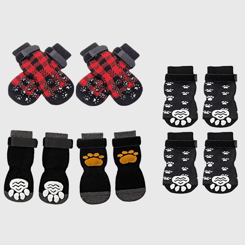 Chaussettes protection pour chien 4 exemples de modele de chaussettes