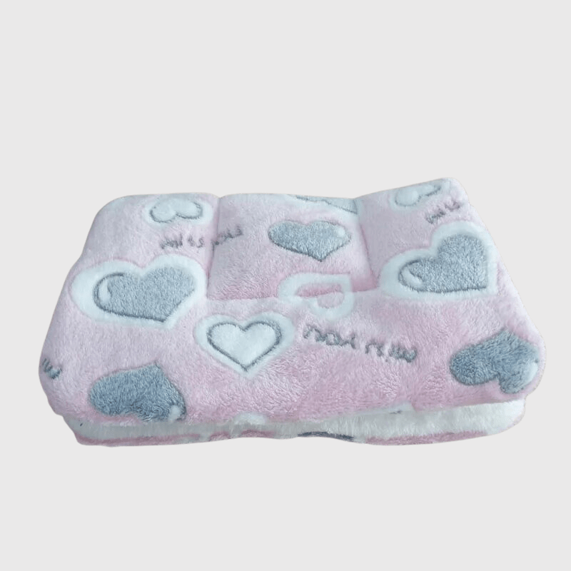 Coussin canapé pour chien coeur