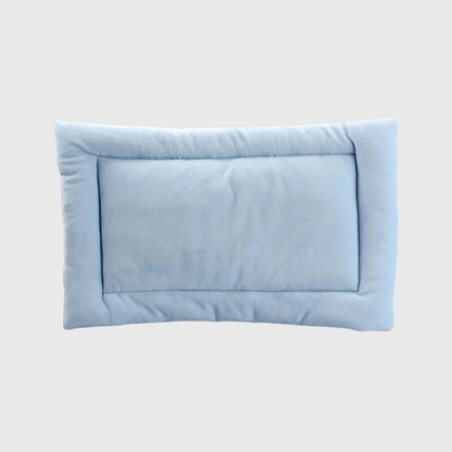 Coussin chaud pour chien bleu