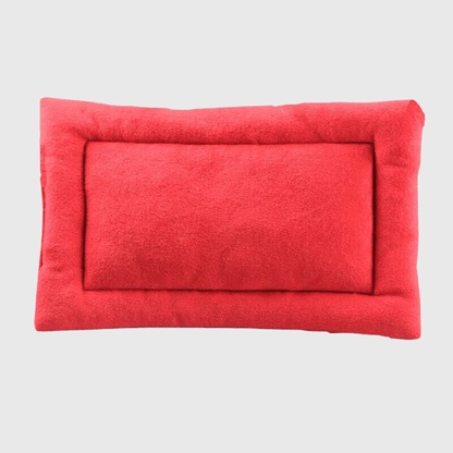 Coussin chaud pour chien rouge