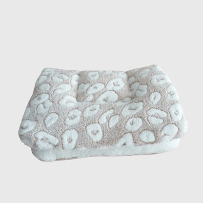 Coussin chien pour canape doux marron clair