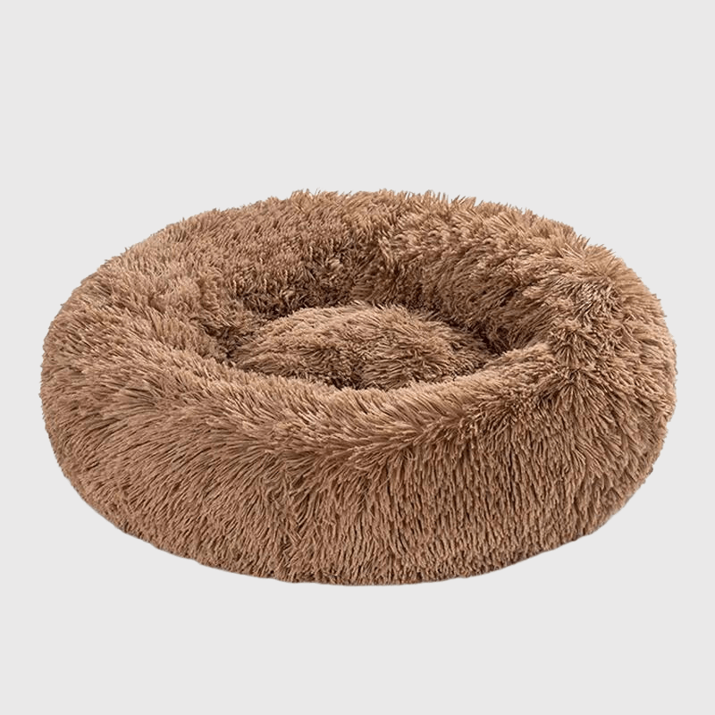 Coussin pour grand chien marron