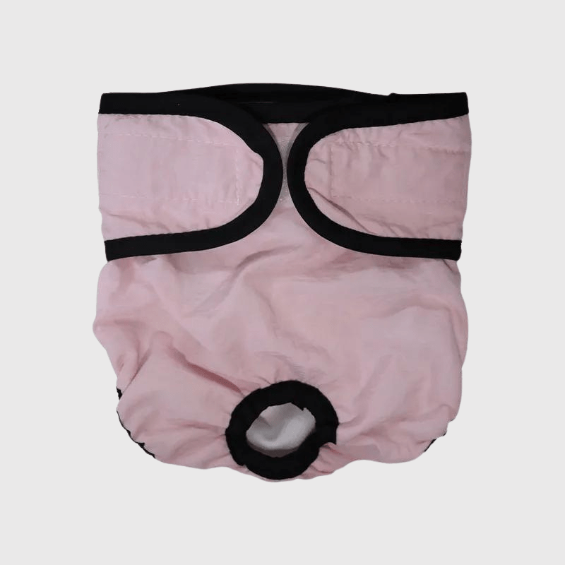 Culotte pour chien règle style 1 rose