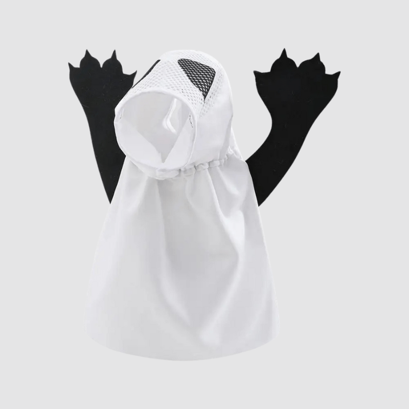 Deguisement halloween chien fantome zoom