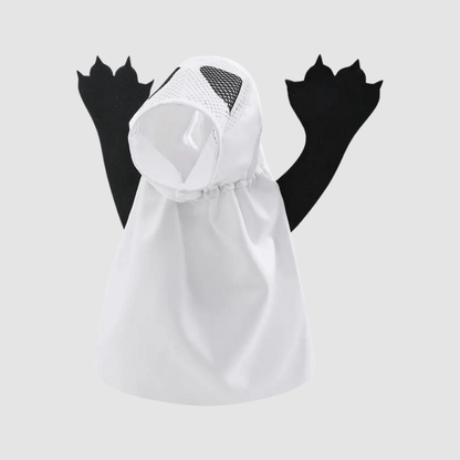 Deguisement halloween chien fantome zoom