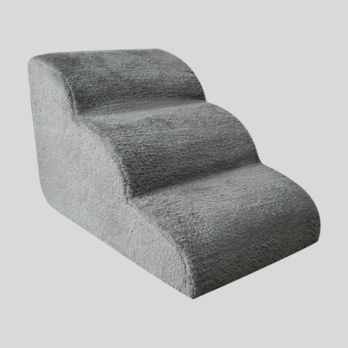 Escalier en mousse pour chien gris
