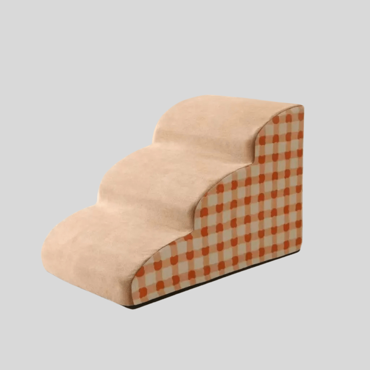 Escalier pour chien fatigue marron 3 marches modele