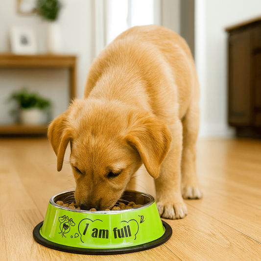 Gamelle chien inox Vert chiot
