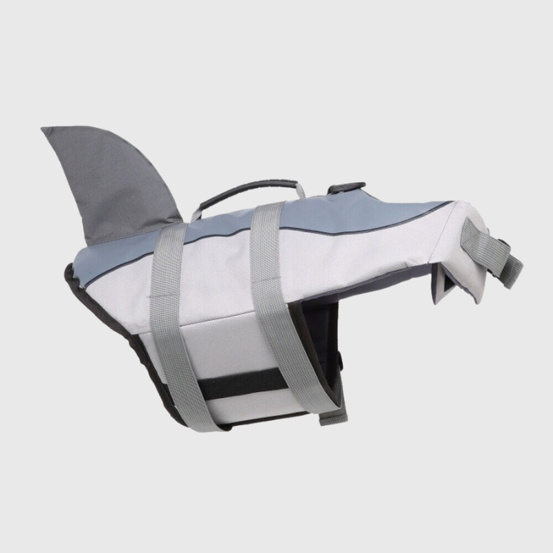 Gilet de sauvetage pour chien requin modele