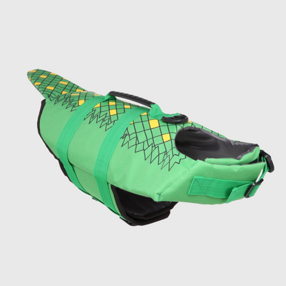 Gilet de sauvetage pour chien requin modele crocodile