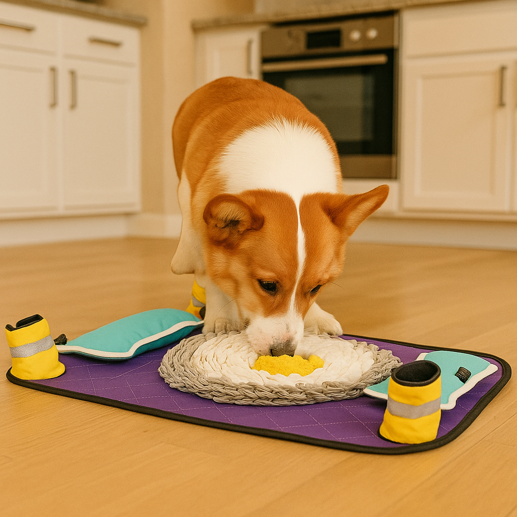 Grand tapis de fouille chien