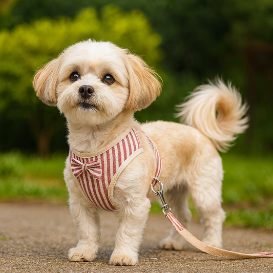 Harnais pour petit chien a traits