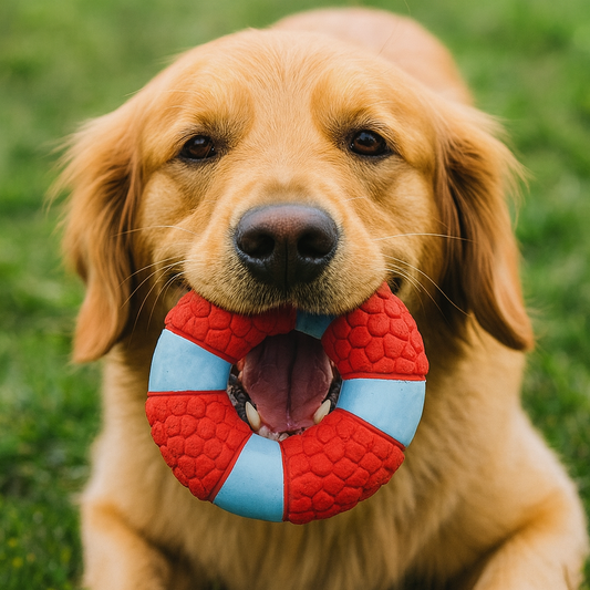 Jouet anneau pour chien