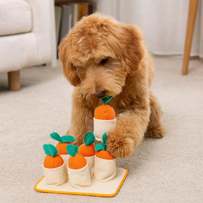 Jouet educatif pour chien caniche