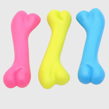 Jouet en caoutchouc pour faire ses dents pour chien couleur aleatoire