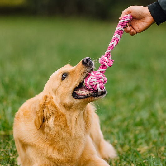 Jouet en corde long pour chien