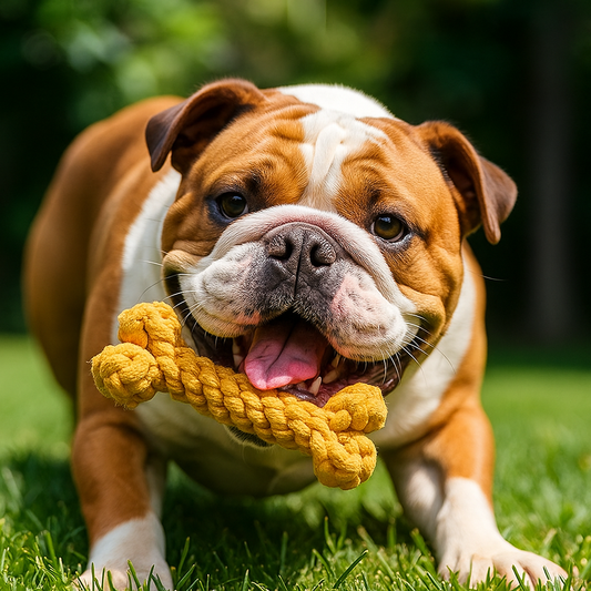 Jouet pour gros chien bouledogue