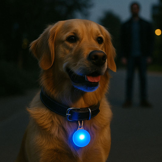 Lampe Led pour collier de chien de nuit