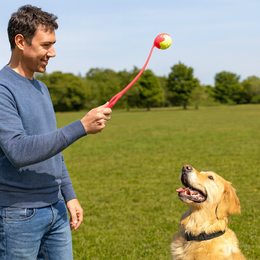 Lanceur de balle pour chien Rose chiot