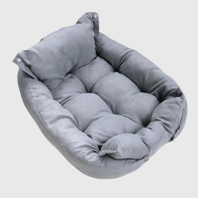 Lit anti stress pour chien gris_bis
