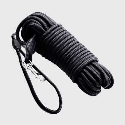 Longe de pistage pour chien noir