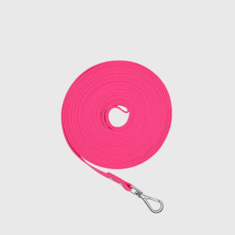 Longe de rappel pour chien 1.5m rose