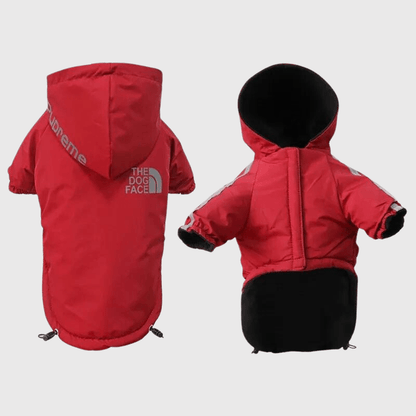 Manteau pour chien grand froid rouge