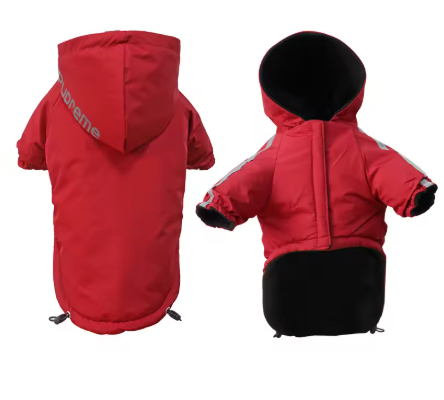 Manteau pour chien grand froid rouge pour chien
